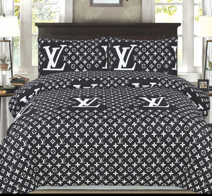 LV LOGO BLACK COLOR 3 PC