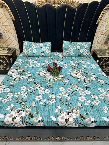 Floral Print in blue 3 pc