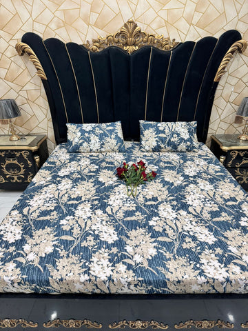 Light Blue 3 PC Bedsheet