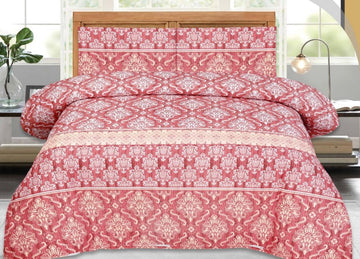 Tea Pink 3 pc Bedsheet